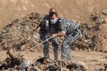 Iraqi forces uncover mass grave in Mosul