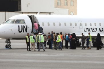 UN flights Sanaa Airport
