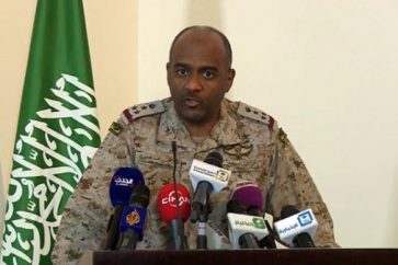 Saudi-led coalition spokesman Brigadier General Ahmed Assiri