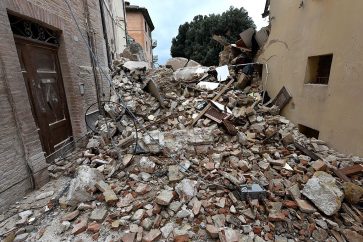 post-earthquake Italy