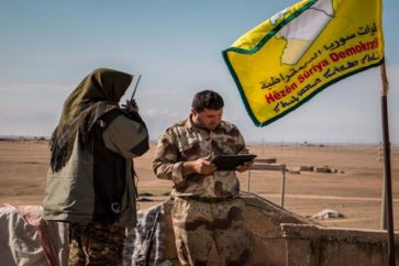 Militants of Syrian Democratic Forces (SDF)