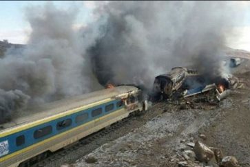 Iran Train Crash