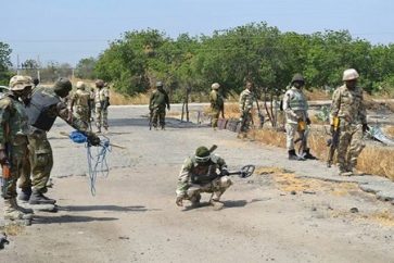 Nigerian soldiers in Zaria
