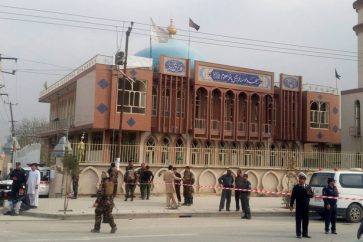Worshippers had gathered at the mosque for a ceremony in Kabul