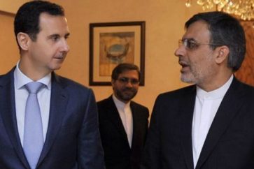 Syrian President Bashar al-Assad - Iranian Assistant Foreign Minister Jaberi Ansari