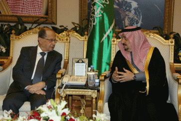 Aoun Saudi visit