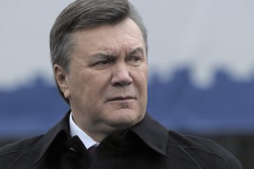 Former Ukrainian president Viktor Yanukovych
