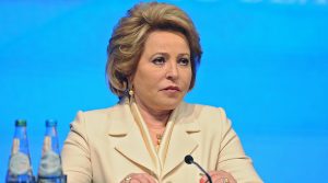Russian Upper House Speaker Valentina Matvienko
