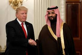 US President Donald Trump - Saudi Deputy Crown Prince Mohammed bin Salman