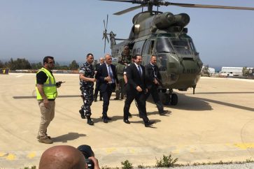 PM Saad Hariri arrives to Naqoura