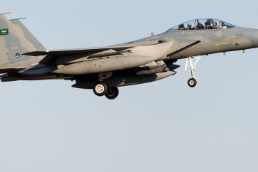 Saudi F16 fighter jet