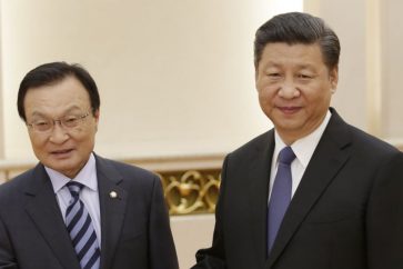 Chinese president SKorean envoy