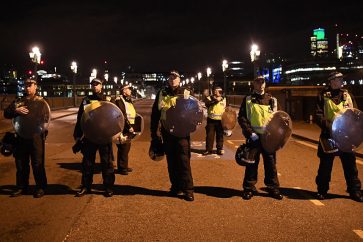 in a popular nightlife hub in London