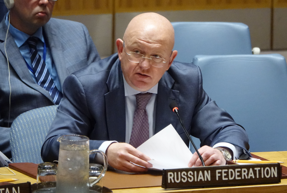 Russian UN envoy Vassily Nebenzia