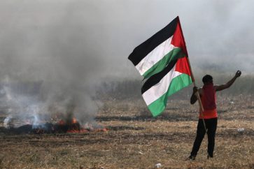 Palestinian protester Gaza