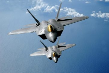 F-22 stealth fighter jets