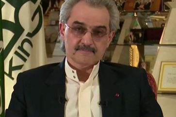 Saudi billionaire businessman Al-Waleed bin Talal bin Abdulaziz Al Saud