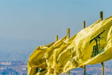 Hezbollah flags