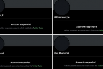 Imam Khamenei’s English, Arabic, Persian and Urdu Twitter accounts were temporarily suspended