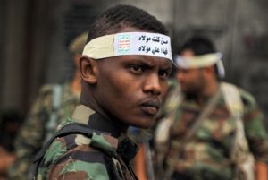 Un combattant d'Ansarullah