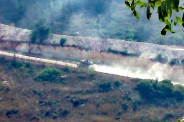Israeli unmanned vehicle Lebanon border
