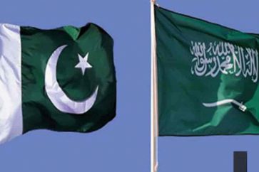 Pakistan Saudi flags