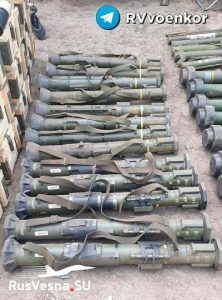 Des armes européennes saisies par les forces russes à Liman