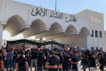 Muqatada Sadr supporters sit-in