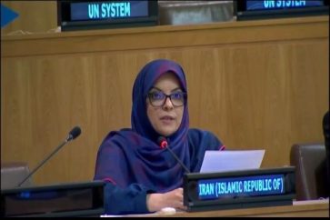 Iran’s envoy and Deputy Permanent Representative to the UN Zahra Ershadi