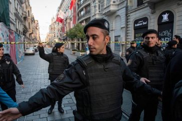Turkish police Istanbul blast