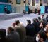 Supreme Leader Imam Ali Khamenei addressing a group of Ahl al-Bayt (PBUH) eulogist