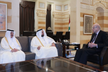 Mikati meets Qatari envoy