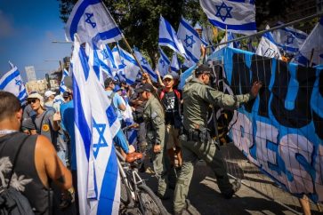 Israeli protests Tel Aviv