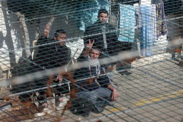 Palestinian Prisoners In Megido Jail