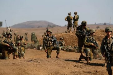 Israeli occupation troops from Nahal Brigade (photo from archive).