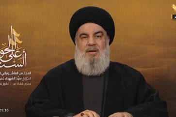 Hezbollah Secretary General Sayyed Hasan Nasrallah delivered a speech on the third eve of Ashura