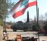 Lebanese army soldiers stand guard at the entrance of the southern Lebanese village of Houla on February 17, 2025. (Photo by Mahmoud ZAYYAT / AFP)