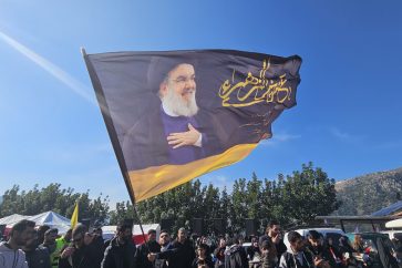 south Lebanon Sayyed Nasrallah banner